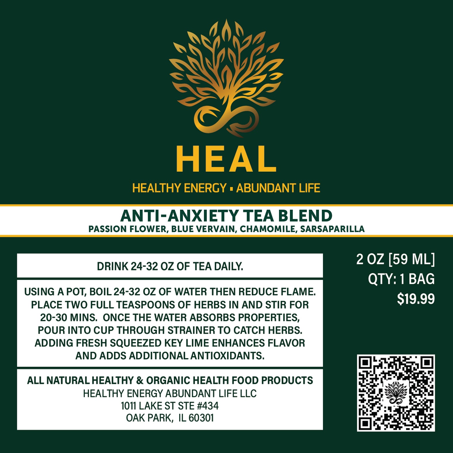 Anti-Anxiety Tea Blend