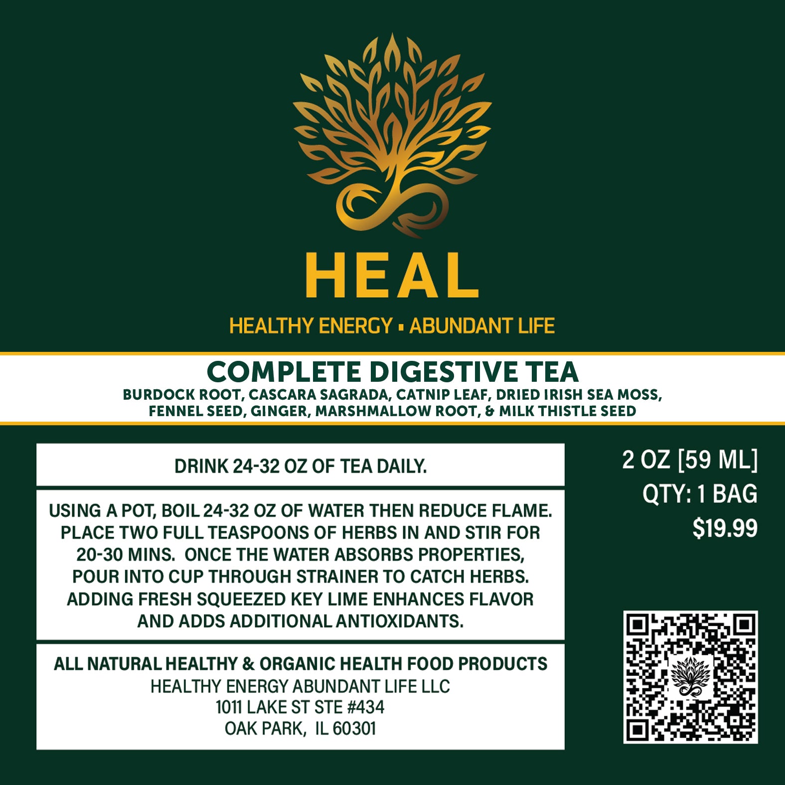 COMPLETE DIGESTIVE TEA