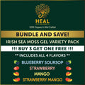 Buy 3 Get 1 Free Irish Sea Moss Gel 16oz Variety Pack