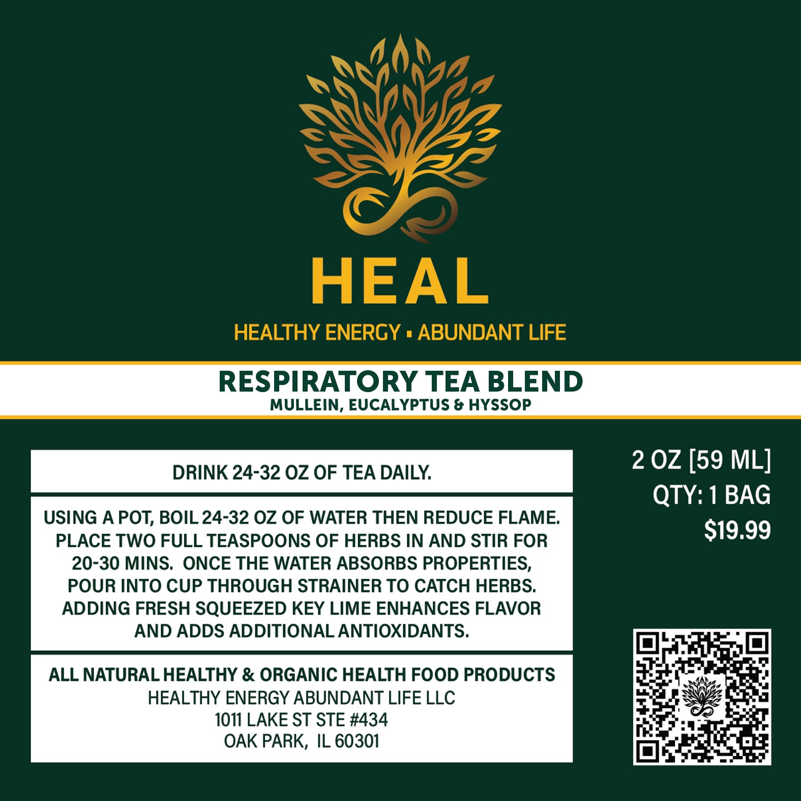 Respiratory Tea Blend