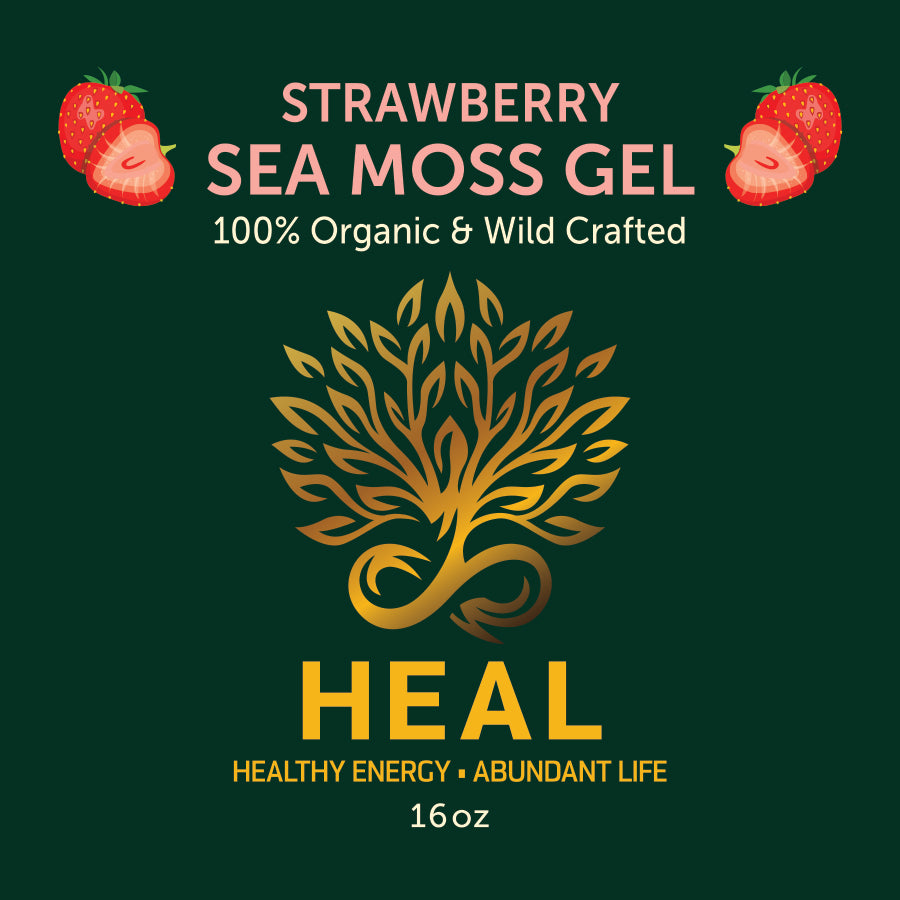 Strawberry Irish Sea Moss Gel 16oz