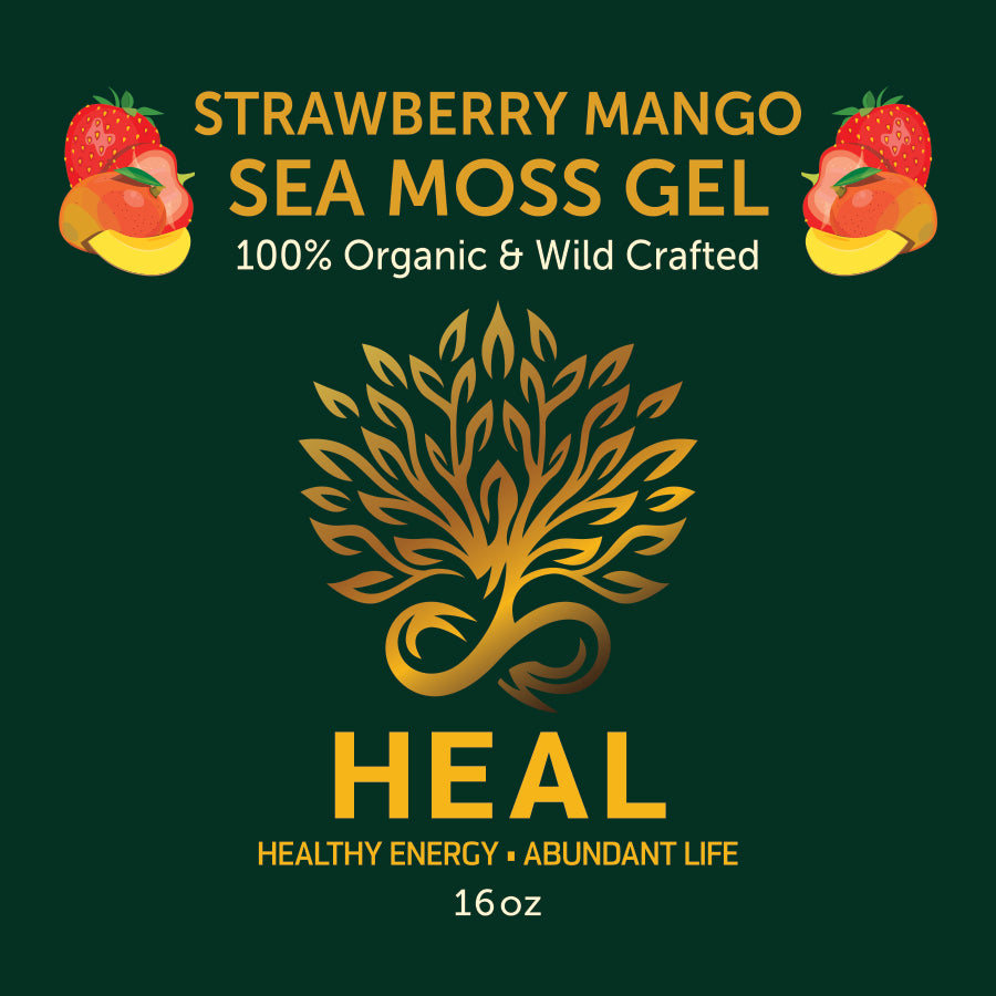Strawberry Mango Irish Sea Moss Gel 16oz