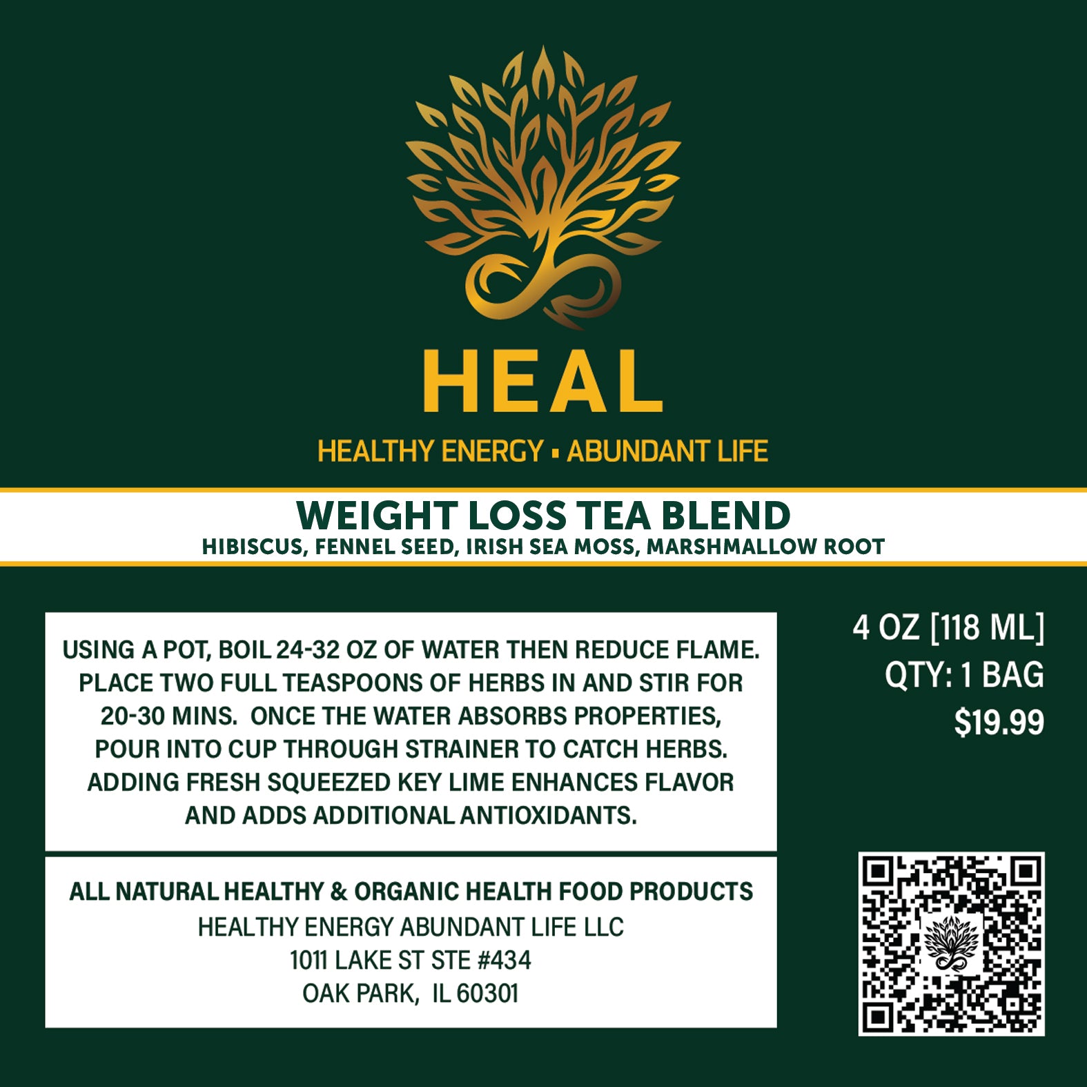 Weight Loss Tea Blend