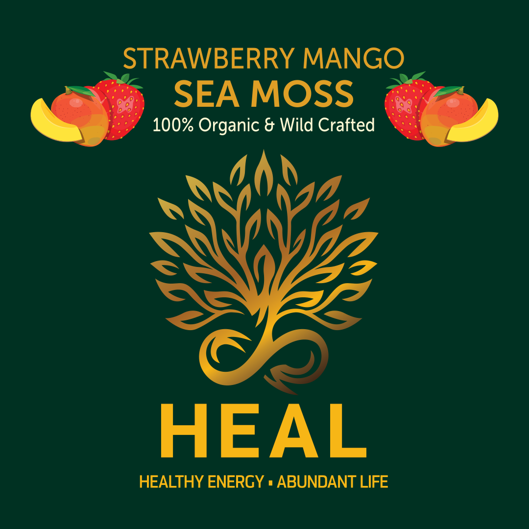 Strawberry Mango Irish Sea Moss Gel 16oz