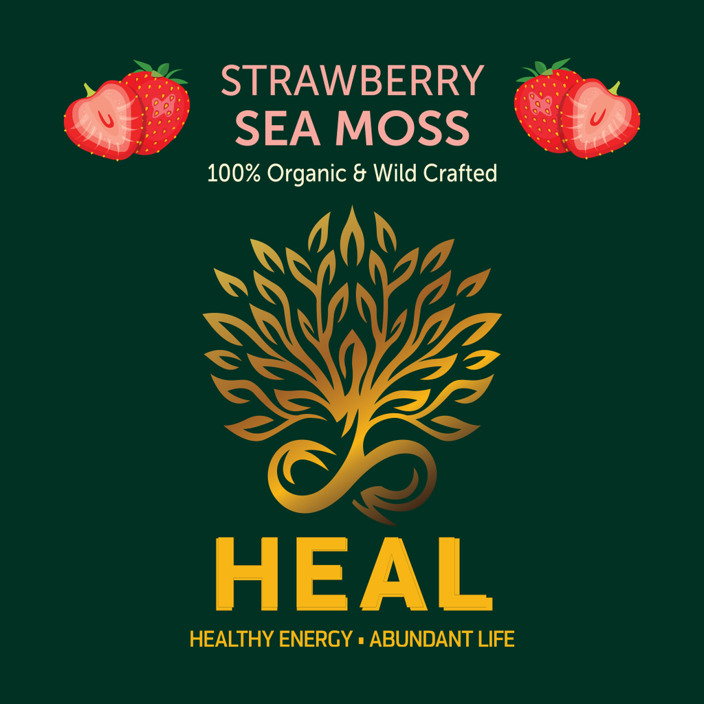 Strawberry Irish Sea Moss Gel 16oz